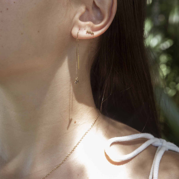 Aquarius Stud Pair - Defy The Ordinary Earrings Imperial Jewellery