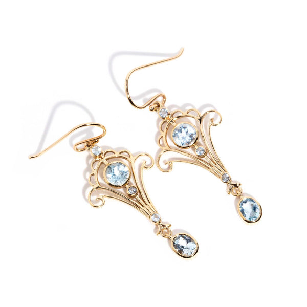 Imperial cheap topaz earrings