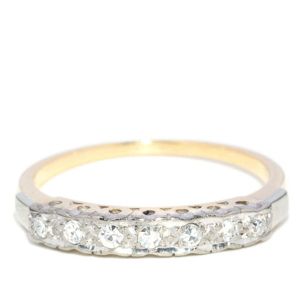 Vintage Circa 1950s Diamond Eternity Ring 18 Carat Gold