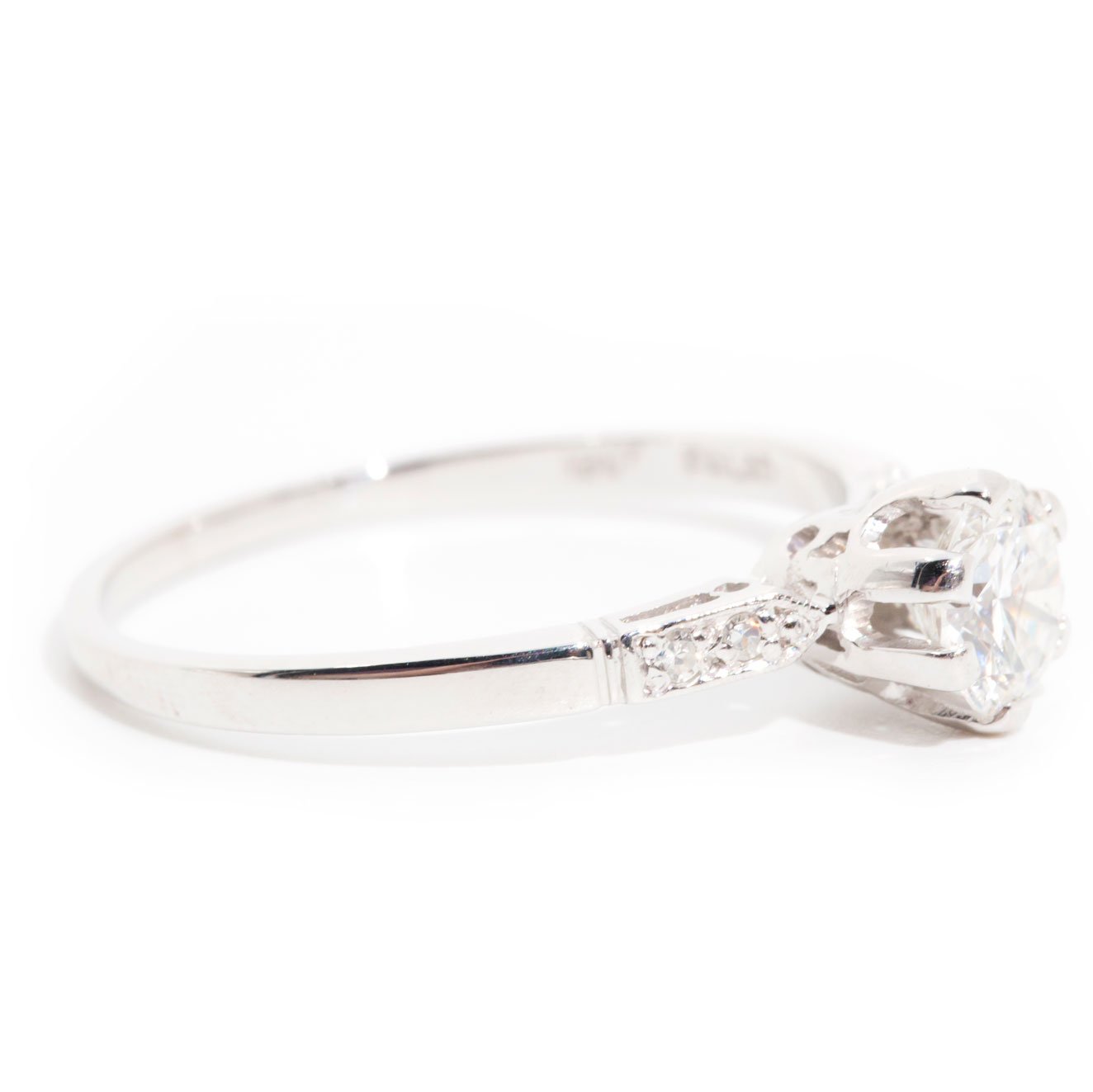 Camilla 0.90ct Diamond Vintage Engagement Ring 18ct Gold*OB $12070 Rings Imperial Jewellery 