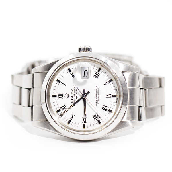 Genuine Rolex Oyster Perpetual Date Vintage Watch Calibre 3035