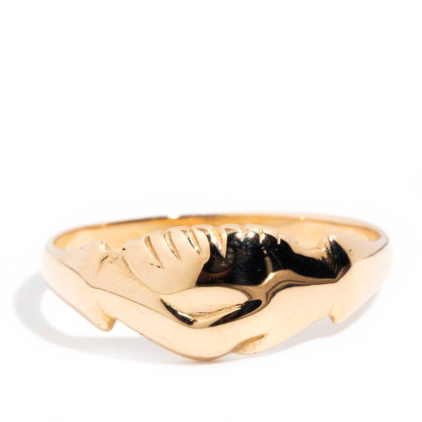 Hilda 1970s Fede Loyalty & Trust 9ct Gold Ring* OB Rings Imperial Jewellery Imperial Jewellery - Hamilton