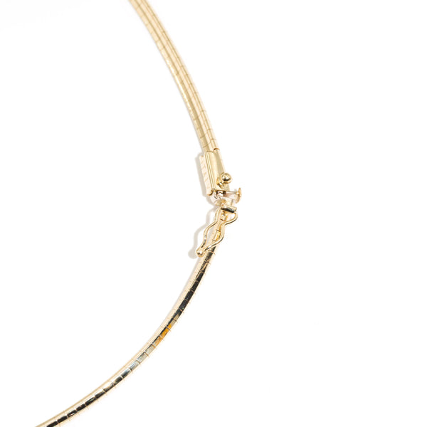 14k cheap omega necklace