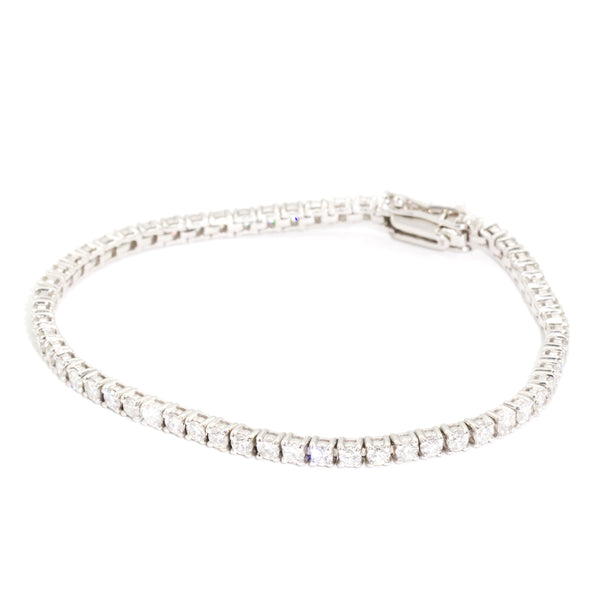 Monroe 18 Carat White Gold Diamond Tennis Bracelet Bracelets/Bangles Imperial Jewellery - Auctions, Antique, Vintage & Estate