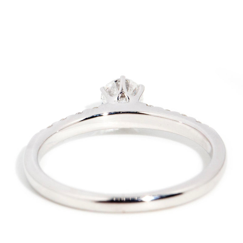 Sasha 18ct White Gold Diamond Engagement Ring Rings Imperial Jewellery 