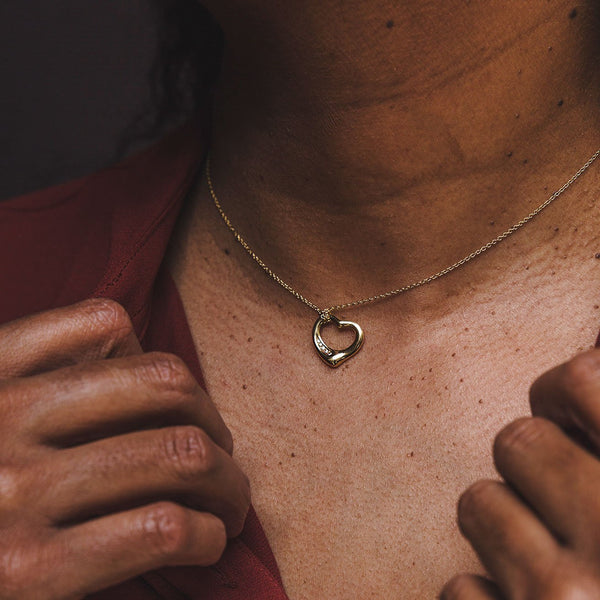 Elsa peretti shop open heart necklace