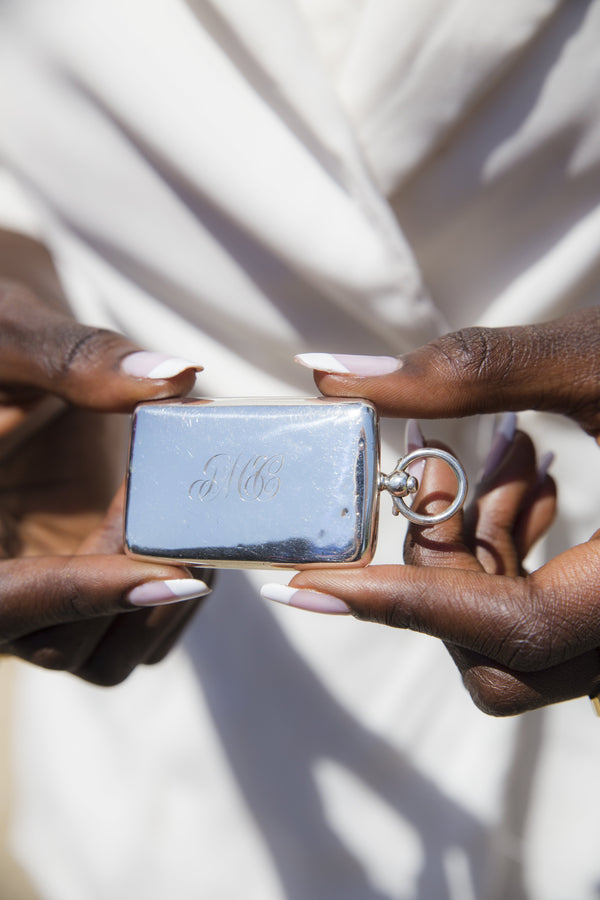 Vintage Antique JMC Sovereign Holder Silver (WIP JAMES) Pendants/Necklaces Tiffany & Co.