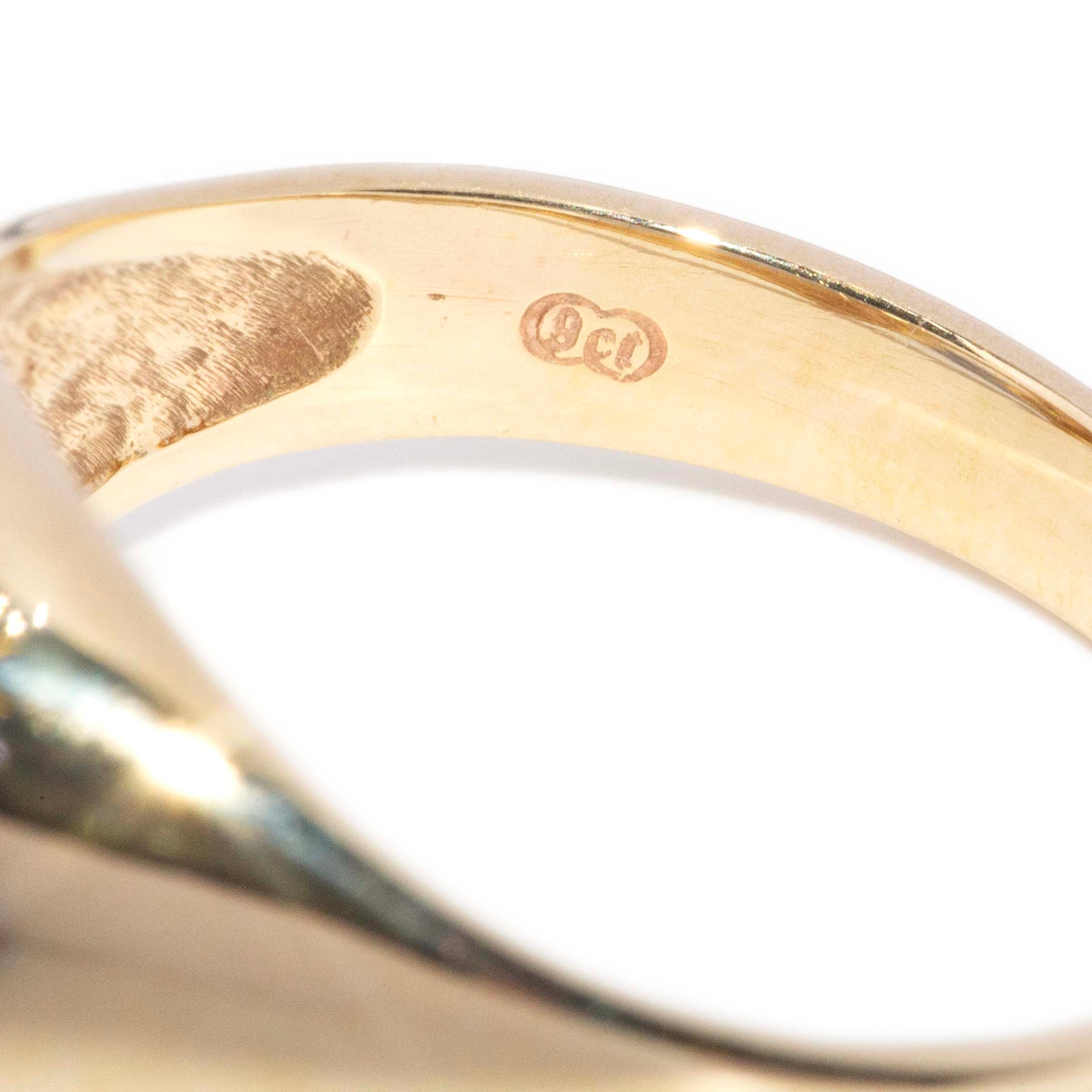 Ada Diamond Horseshoe Ring 9ct Gold Rings Imperial Jewellery 