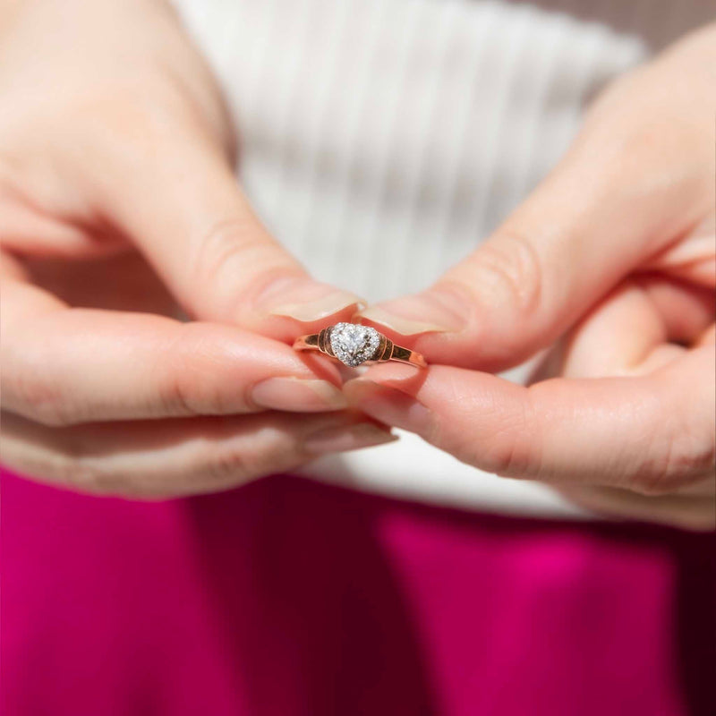 Love heart on sale engagement ring