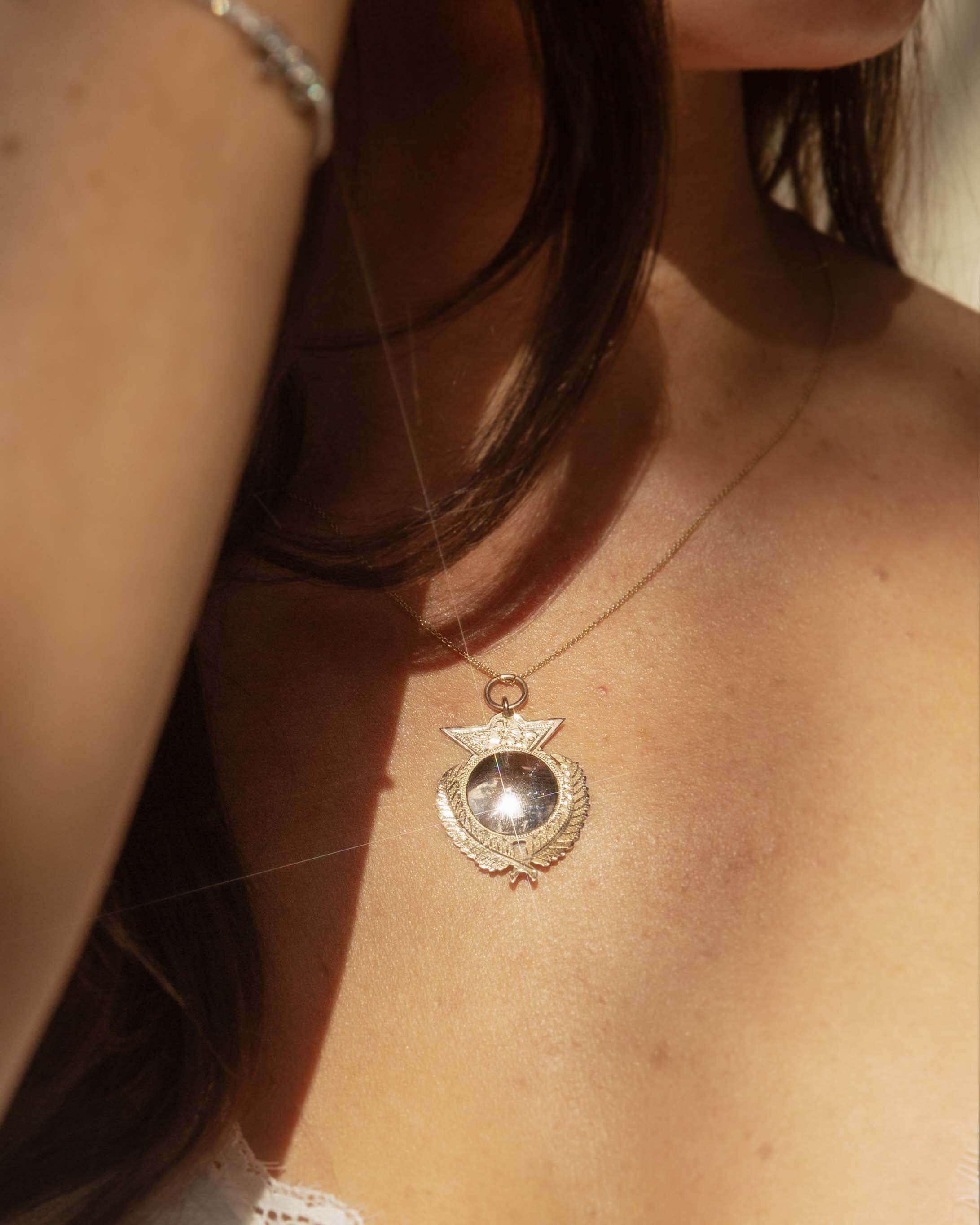 Aitana 1926 Award Pendant 9ct Gold Pendants/Necklaces Imperial Jewellery 