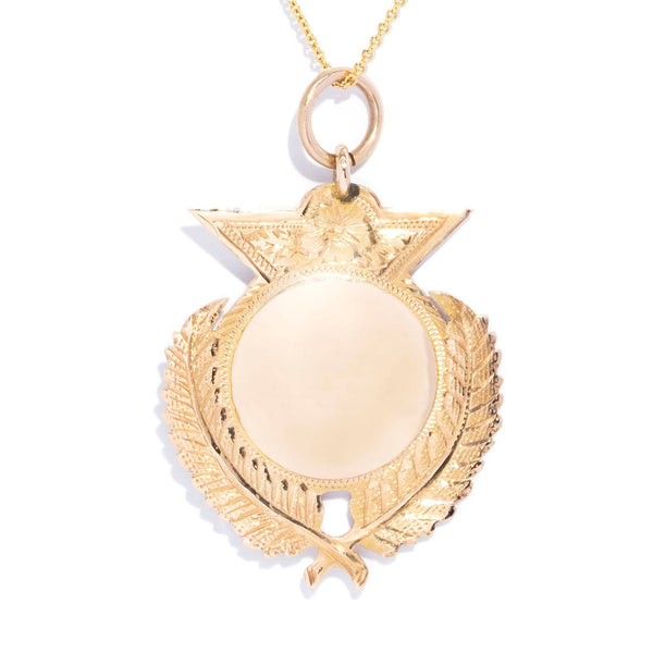 Aitana 1926 Award Pendant 9ct Gold Pendants/Necklaces Imperial Jewellery 