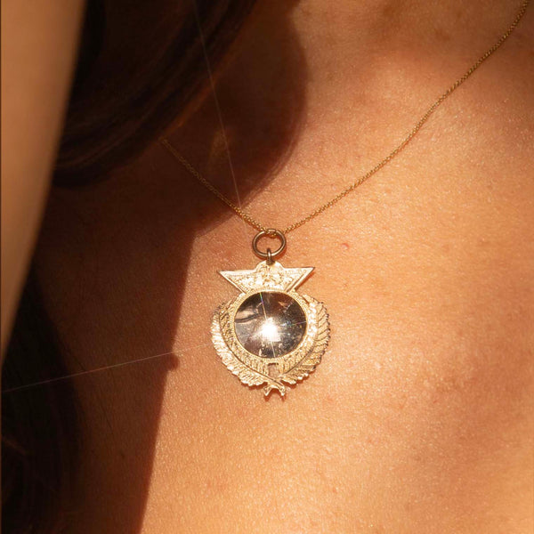 Aitana 1926 Award Pendant 9ct Gold Pendants/Necklaces Imperial Jewellery 