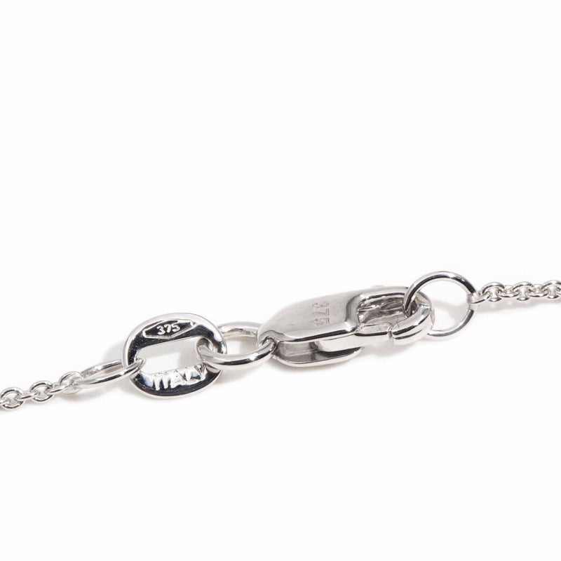 Contemporary 0.70 Carat Diamond Necklace 18 Carat White Gold