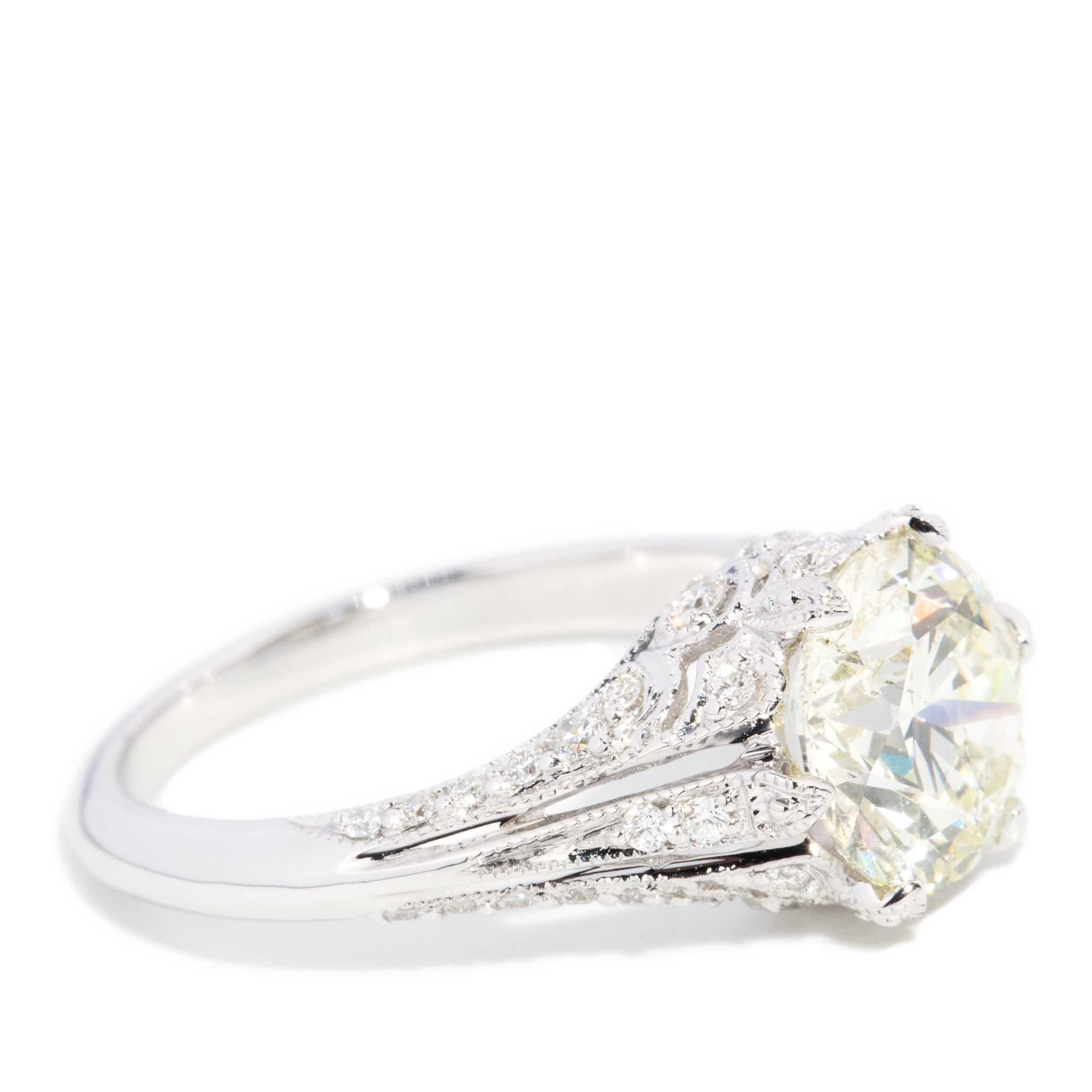 Amari 2.84ct Diamond Ring 18ct White Gold
