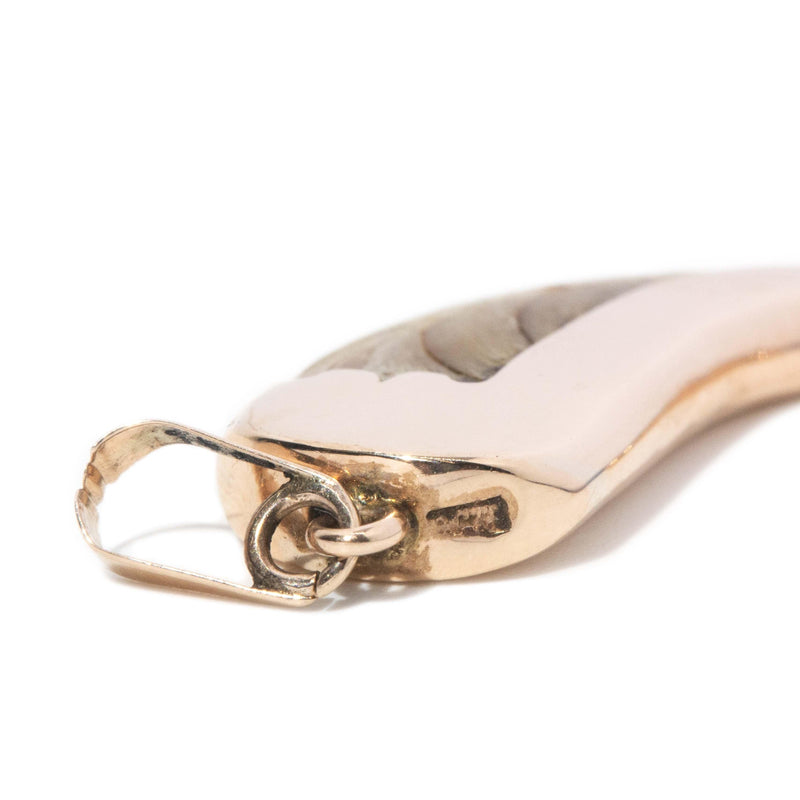 Antique Victorian Cat Claw Pendant 9 Carat Gold