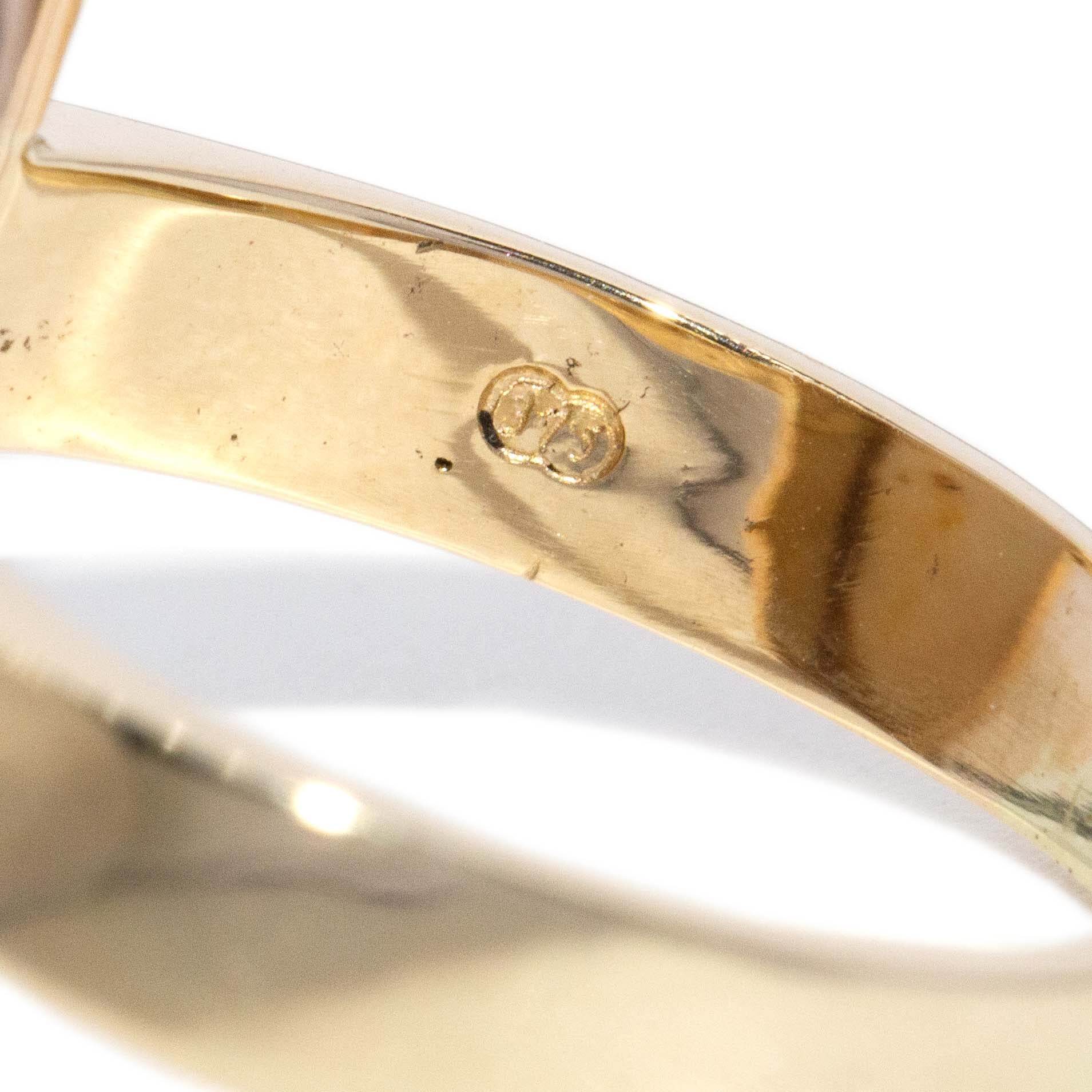 Annette Oval Opal Cabochon Ring 9ct Gold Rings Imperial Jewellery 