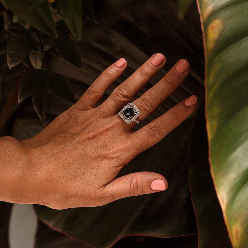 Apollo Sapphire & Diamond Ring Ring Imperial Jewellery - Auctions, Antique, Vintage & Estate 