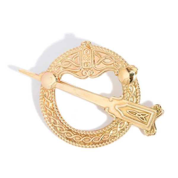 Arathis 1980s Celtic Tara Brooch 9ct Gold