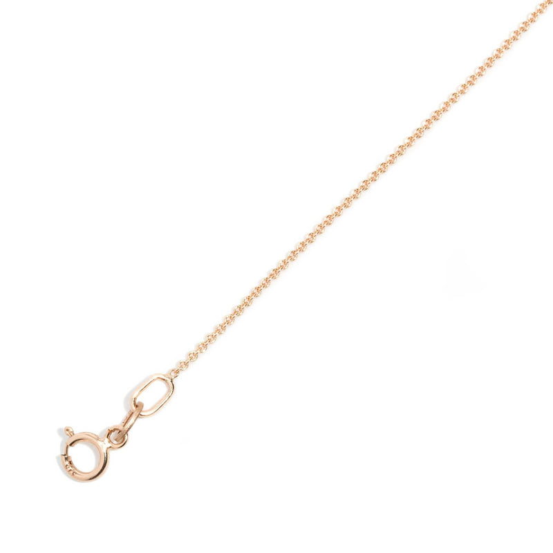 Contemporary Cable Link Chain 9 Carat Rose Gold Imperial Jewellery