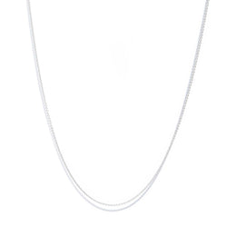 Archie Cable Chain 9ct White Gold