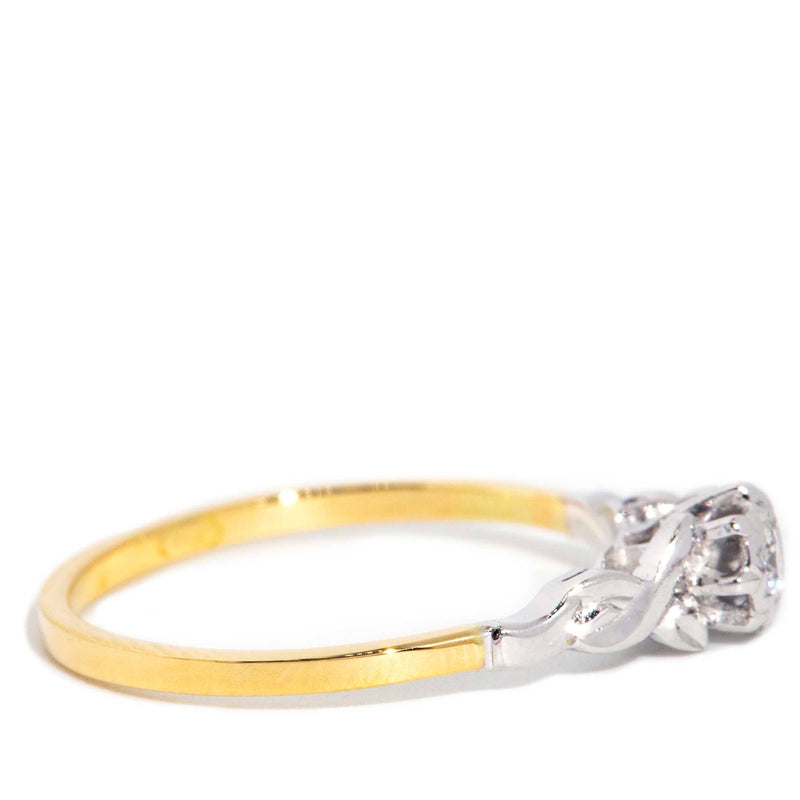 Asha 1970s Diamond Ring 18ct Gold* GTG Rings Imperial Jewellery 