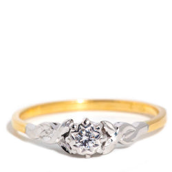 Asha 1970s Diamond Ring 18ct Gold* GTG Rings Imperial Jewellery Imperial Jewellery - Hamilton 