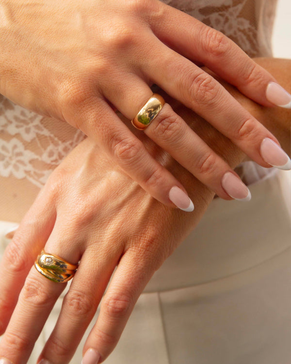 Blaise Edwardian Diamond Coiled Snake Ring 18ct Gold Rings Imperial Jewellery 