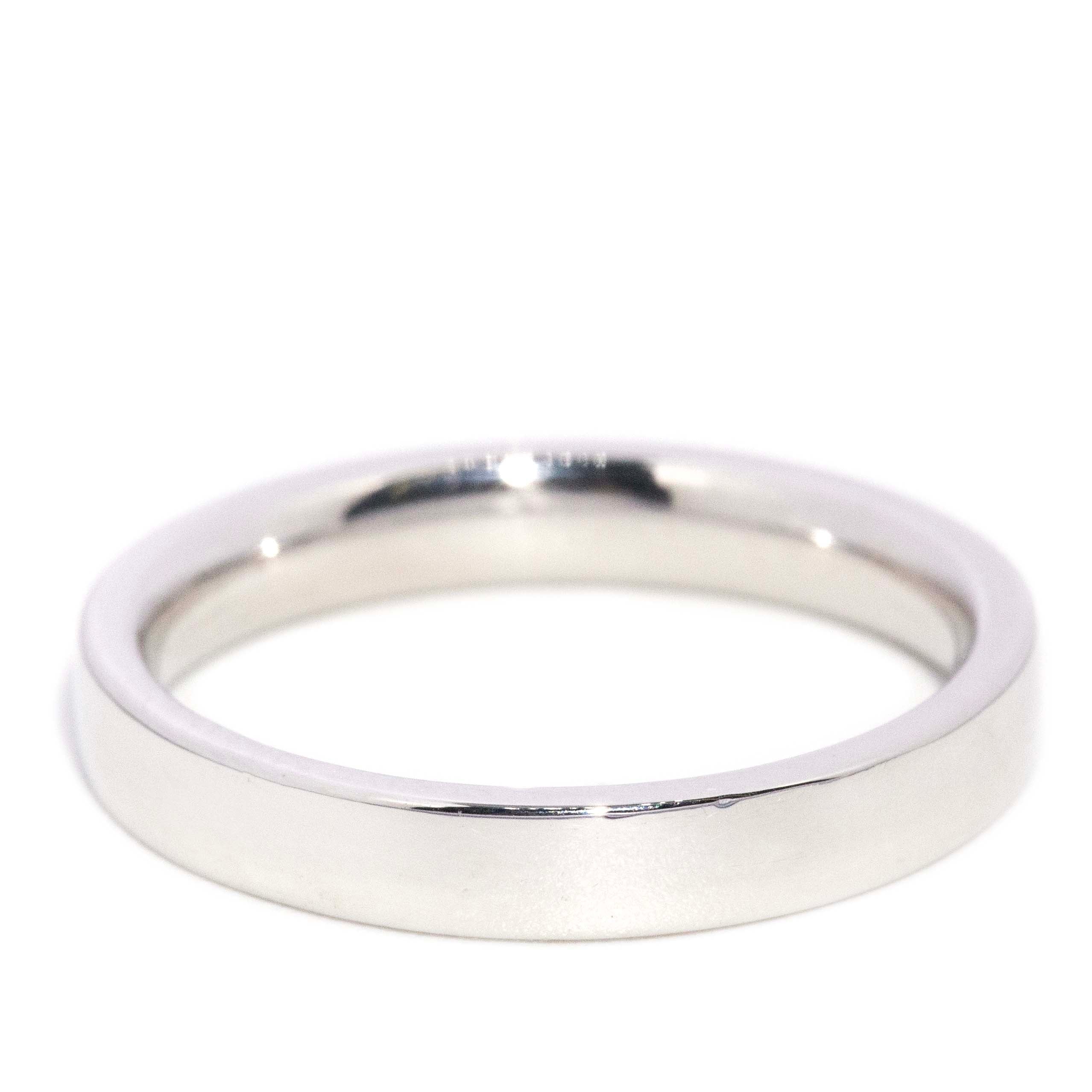 Bree Platinum Hammer Set Diamond Ring Rings Imperial Jewellery 