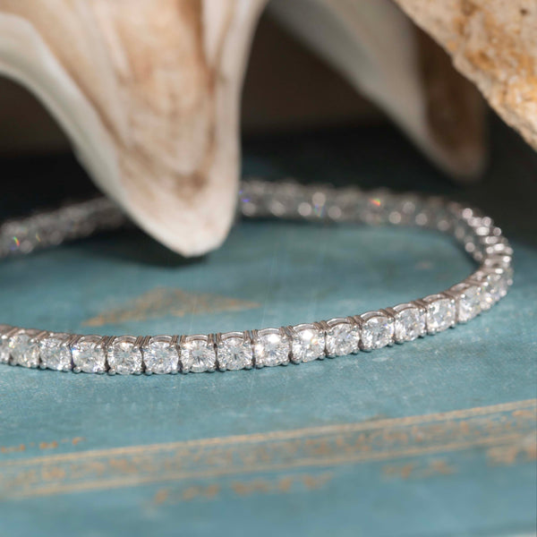 Brianna 8.25ct Diamond Tennis Bracelet 18K White Gold Bracelets/Bangles Imperial Jewellery 