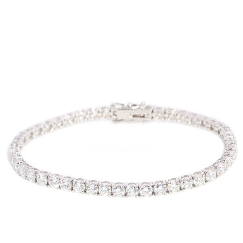 Brianna 8.25ct Diamond Tennis Bracelet 18K White Gold