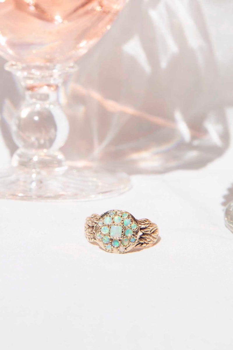 Bridgette Opal Ring 9ct Gold Rings Imperial Jewellery 