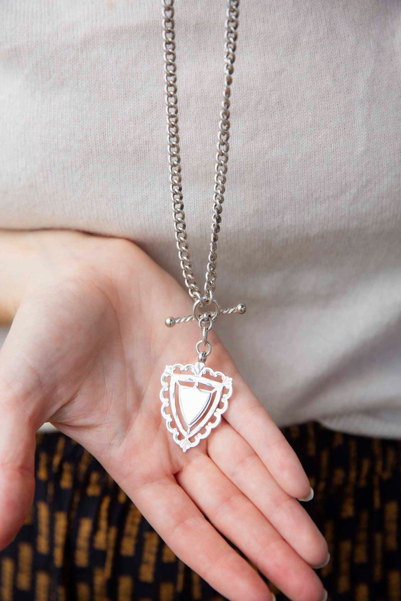 Charlotte Edwardian 1907 Silver Fob Chain & Detachable Pendant Pendants/Necklaces Imperial Jewellery 
