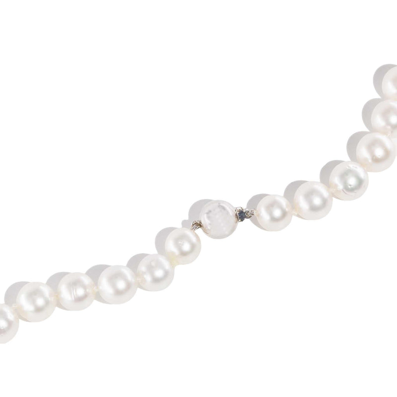 Chayra 1990s South Sea Pearl Necklace 18ct Gold Clasp