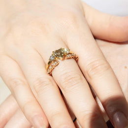Tamila Diamond Open Ring 18ct Rose Gold