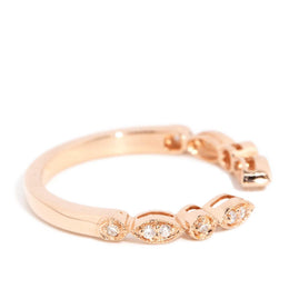 Tamila Diamond Open Ring 18ct Rose Gold