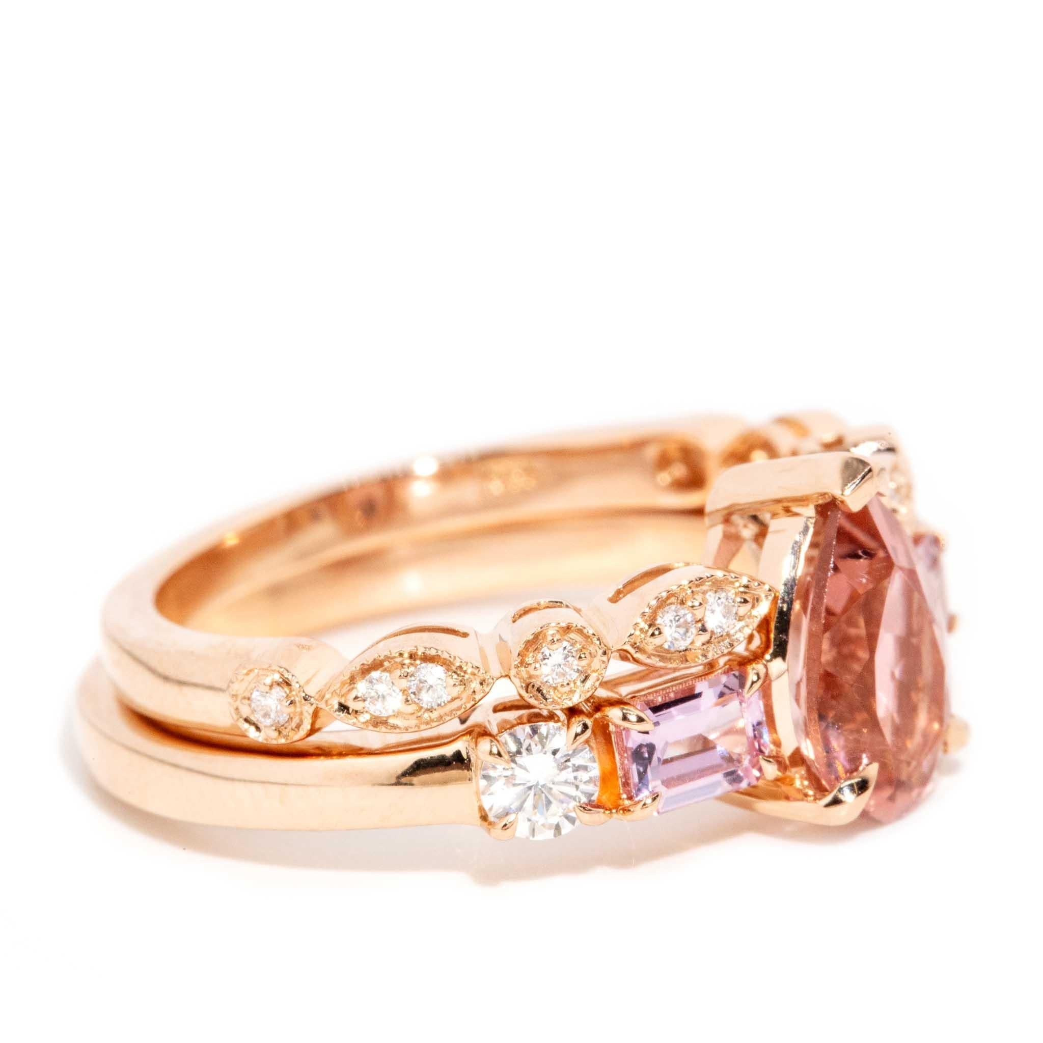 Tamila Diamond Open Ring 18ct Rose Gold