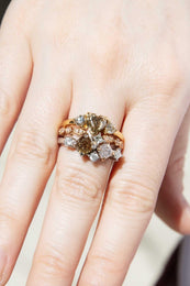 Tamila Diamond Open Ring 18ct Rose Gold