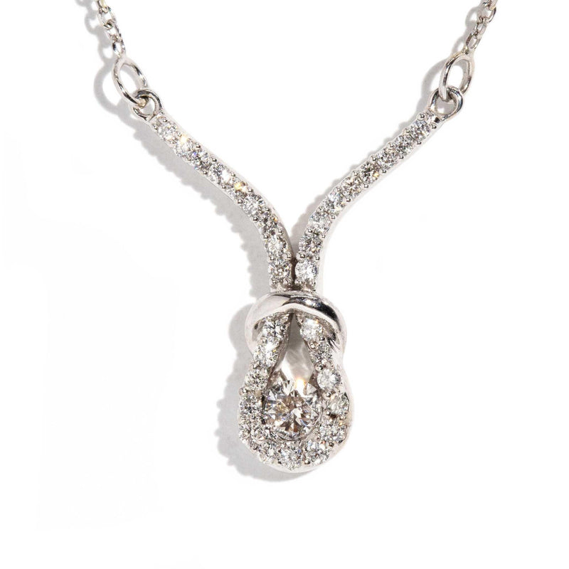 Olga 0.36 Carat Diamond Necklet 14ct White Gold