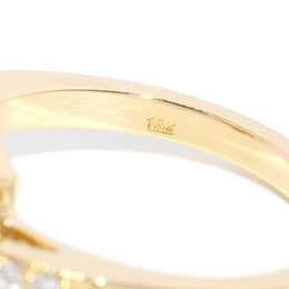 Colita 0.95 Carat Diamond Hexagonal Ring 18ct Yellow Gold