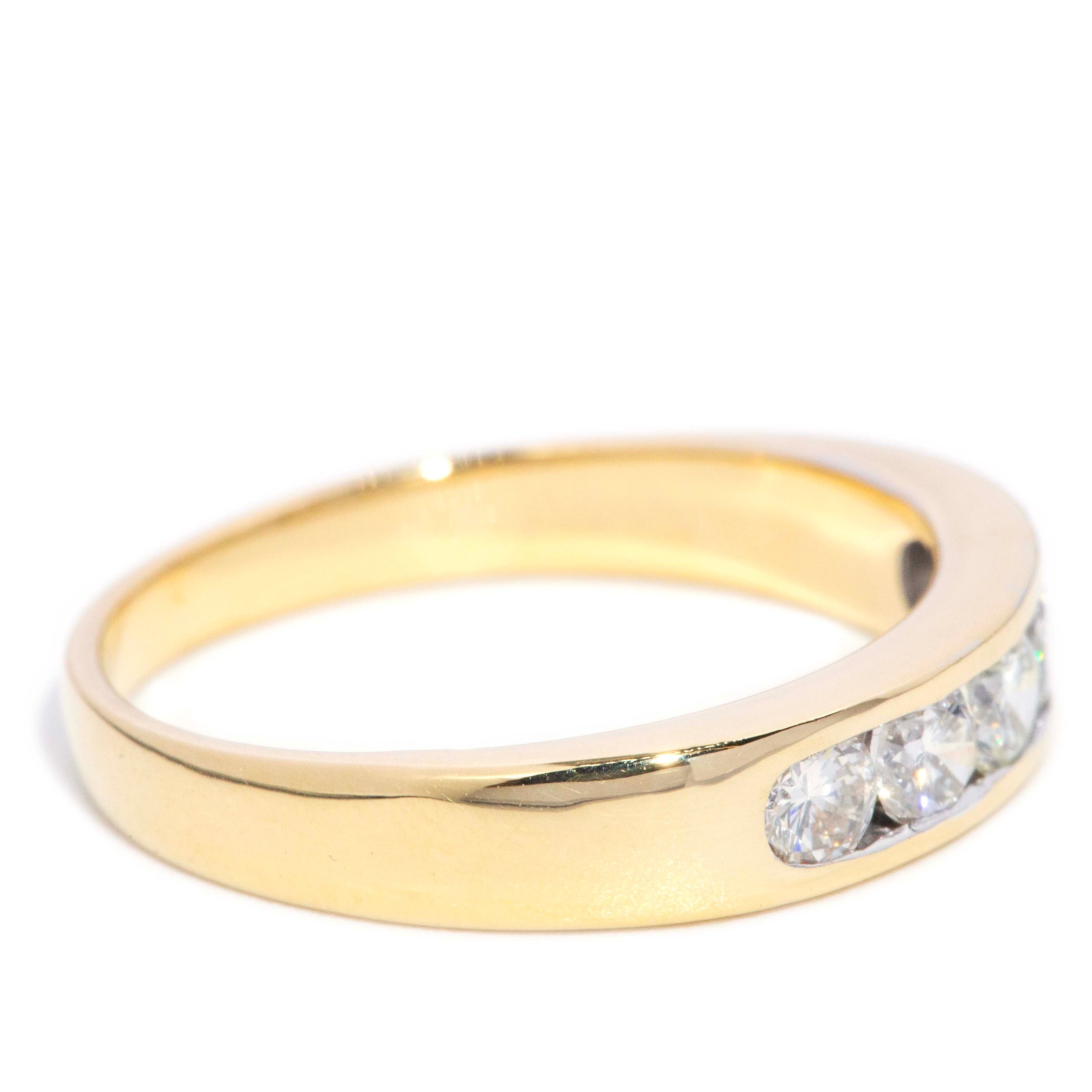 Cora Channel Set Diamond Ring 18ct Gold Rings Imperial Jewellery 