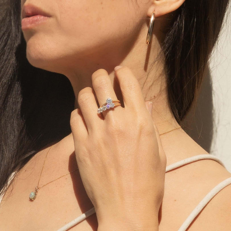 Vintage Circa 1980s Brilliant Diamond Solitaire Ring 18 Carat Gold