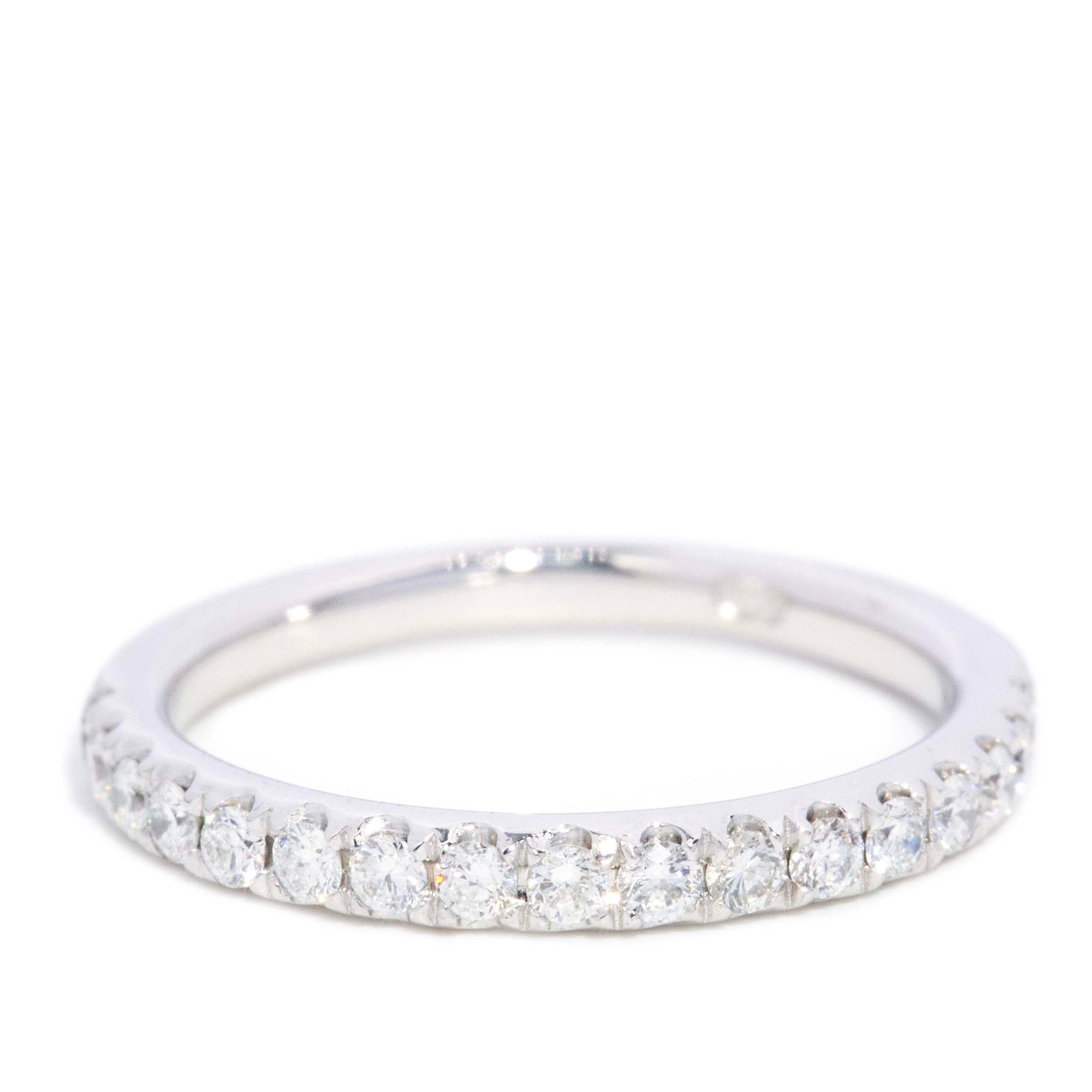 Delilah Diamond Stacking Ring 18ct White Gold Rings Imperial Jewellery 