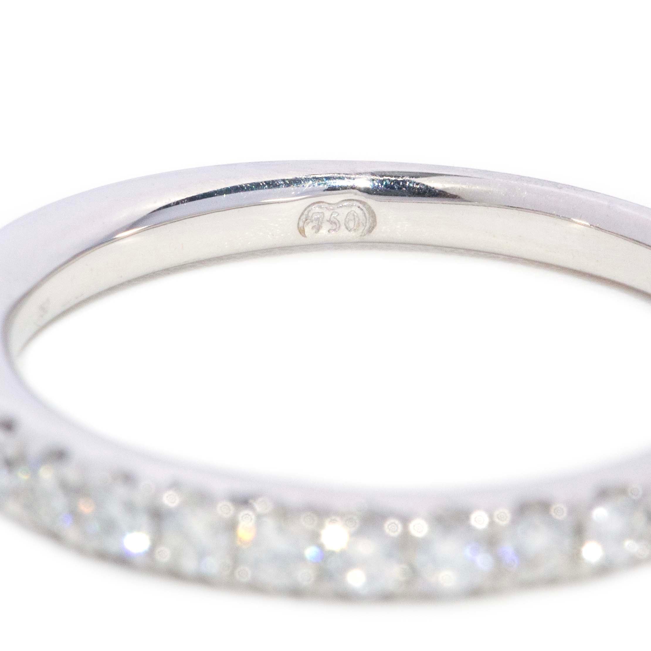 Delilah Diamond Stacking Ring 18ct White Gold Rings Imperial Jewellery 