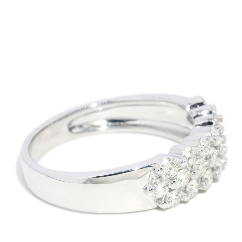 Delores Diamond Cluster Band 18ct Gold