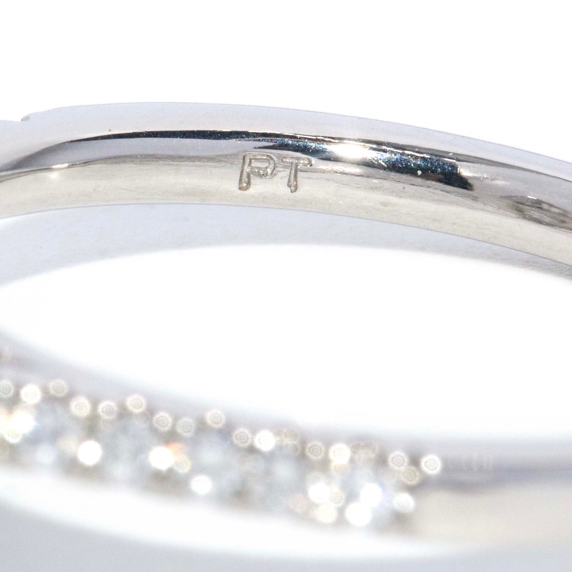 Diana Pear Cut Diamond Platinum Halo Ring Rings Imperial Jewellery 
