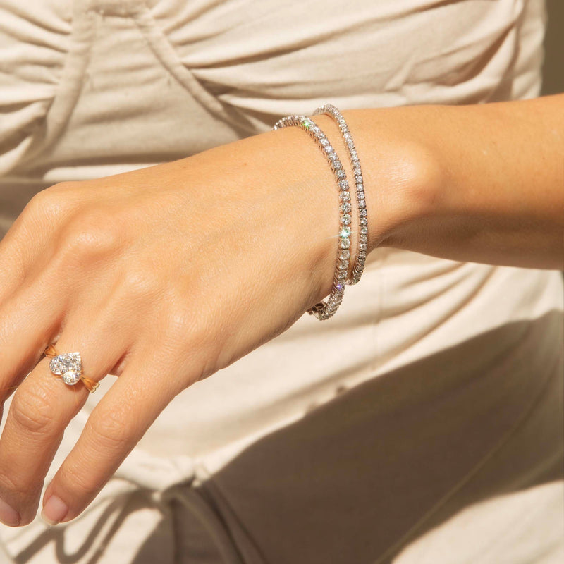 Elysia 5.10ct Diamond Tennis Bracelet 18ct White Gold Bracelets/Bangles Imperial Jewellery 