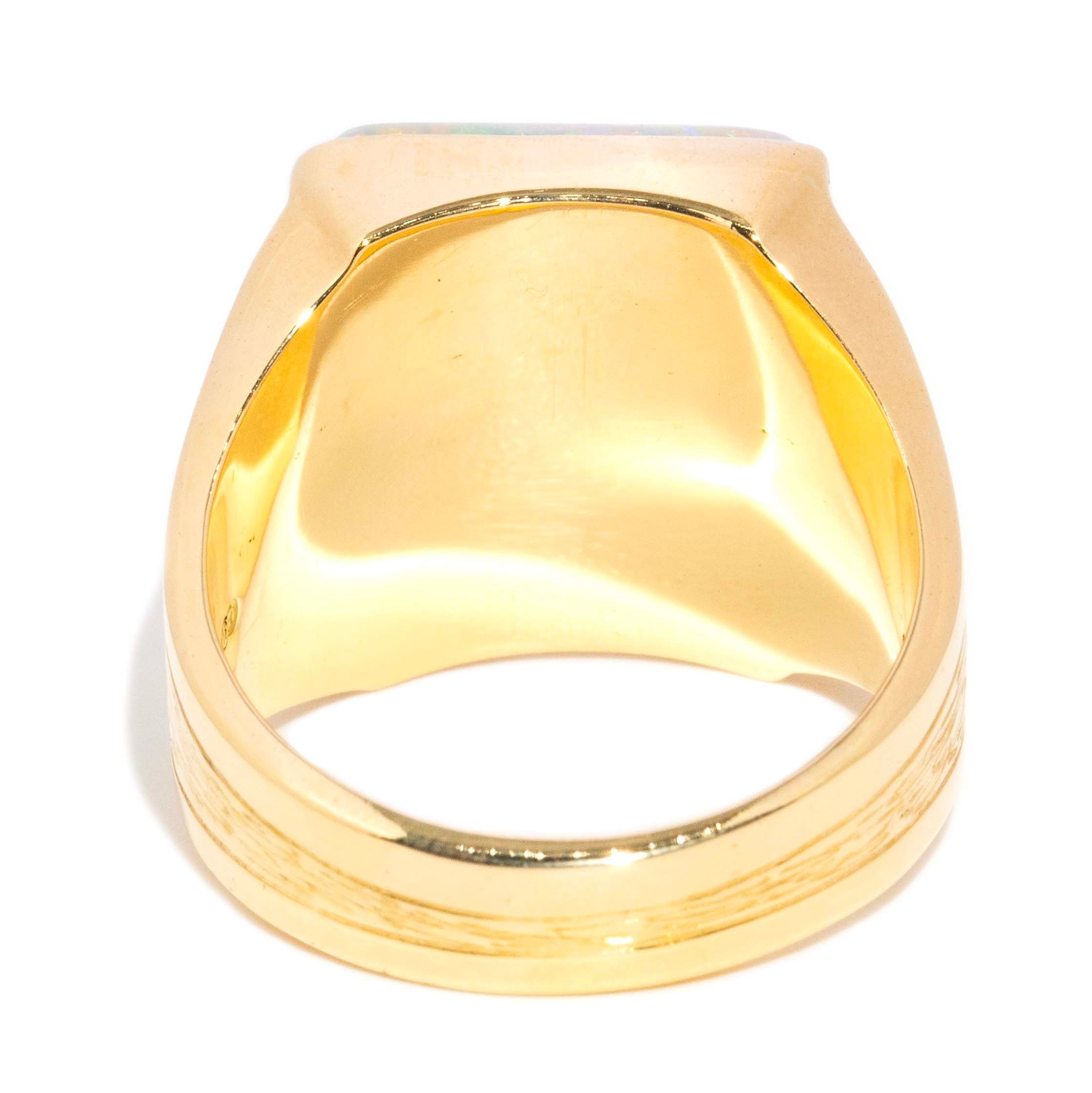 Emilio Antique Opal Statement Ring 18ct Gold Rings Imperial Jewellery 