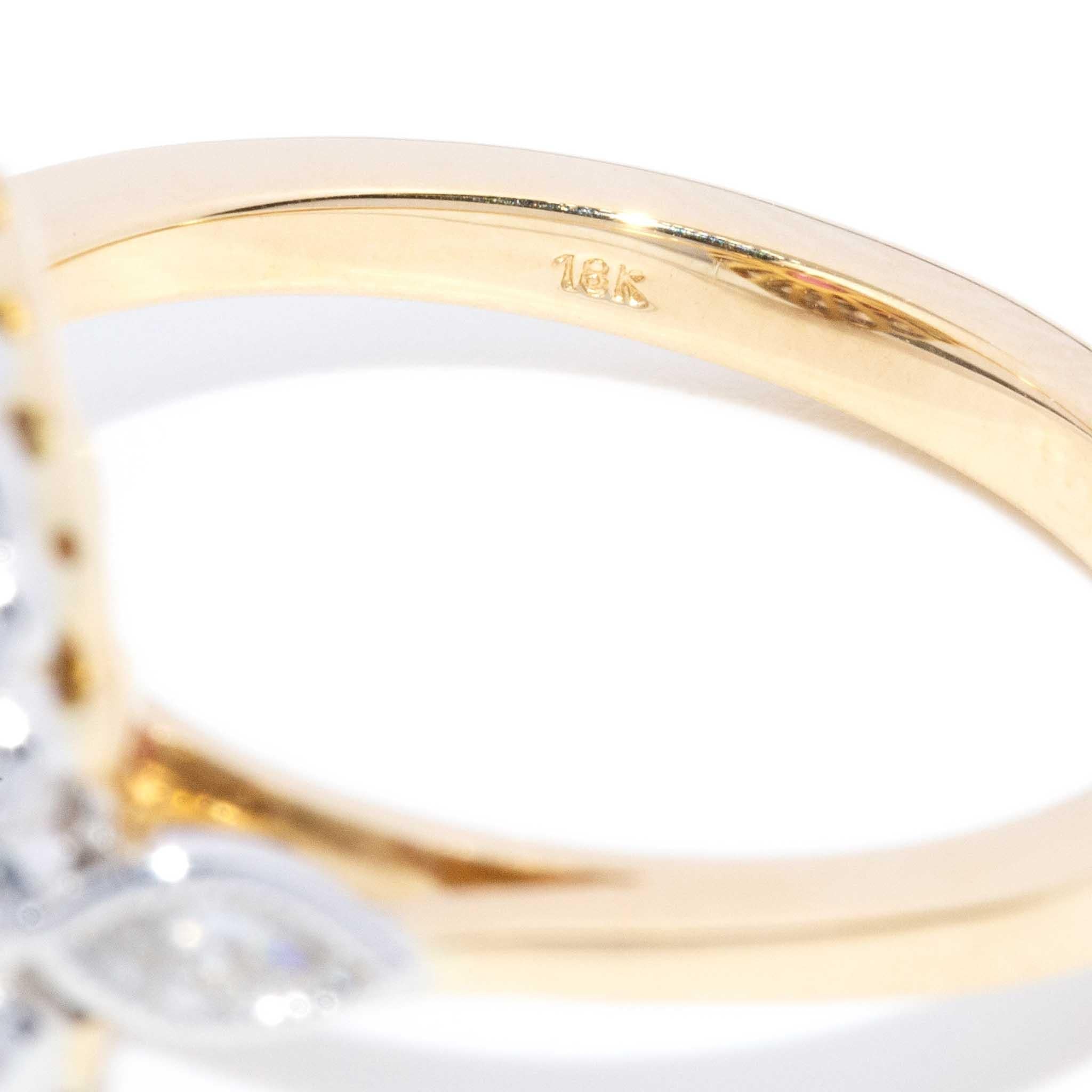 Erin 2.55ct Pink Tourmaline & Diamond Halo Ring 18ct Gold