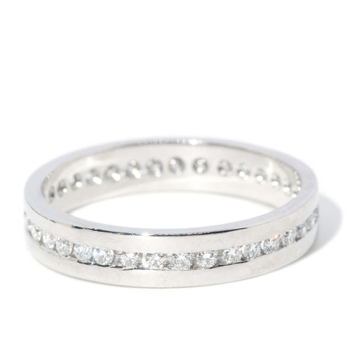Esther Channel Set Diamond Full Eternity 18K White Gold