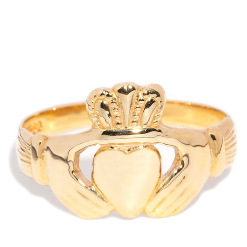 Finnley Claddagh Relationship Ring 9K Yellow Gold